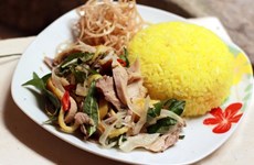 Arroz con pollo, plato imperdible al llegar a Hoi An