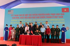 Avanza proyecto de neutralización de dioxina en aeropuerto vietnamita 