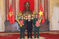 Promueven a rango de coronel general a viceministros de Defensa de Vietnam