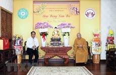 Felicitan a dignatarios y seguidores budistas vietnamitas en ocasión del Tet