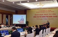 Vietnam fortalece cooperación con organizaciones no gubernamentales foráneas 