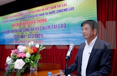Celebran 60 aniversario del Día de expertos policiales vietnamitas en Laos 