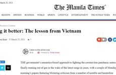 Medios filipinos elogian fórmula de Vietnam contra el COVID-19