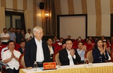 Resalta apoyo unánime del pueblo a máximo dirigente vietnamita