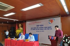 Lanzan convocatoria del VII Premio Nacional de Información al Exterior de Vietnam