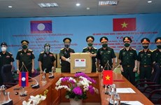 Ministerio de Defensa de Vietnam apoya a Laos en lucha contra el COVID-19