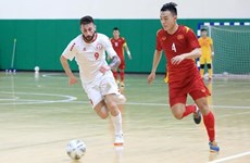 Selección de futsal de Vietnam empata sin goles ante Líbano