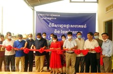 Inauguran casa comunal para vietnamitas en Camboya