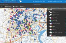 Publican mapa digital sobre lucha contra COVID-19 en ciudad vietnamita