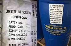 Vietnam aplica medidas antidumping temporales para productos de sorbitol de China, India e Indonesia