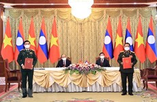 Fortalecen nexos Vietnam-Laos en defensa 