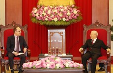Destaca máximo dirigente partidista de Vietnam relaciones con Rusia 