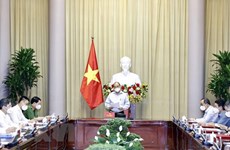 Presidente vietnamita preside reunión sobre implementación de Decisión de amnistía de 2021