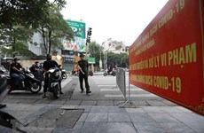 Extenderán medidas de distanciamiento en Hanoi hasta el 6 de septiembre