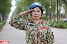 La destacada labor de una oficial vietnamita en la República Centroafricana