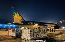 Vietnam Airlines completa el trayecto más largo de transporte de vacunas