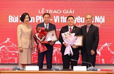 Honrado músico vietnamita con el Premio “Bui Xuan Phai: Por el amor a Hanoi”
