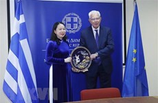 Vicepresidenta de Vietnam concluye visita a Grecia