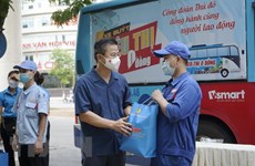 Más de 1,2 millones de trabajadores afectados por el COVID-19 en Hanoi reciben apoyo