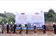 Vietnam ayuda a Laos a construir cuarteles de policía en 10 provincias fronterizas 