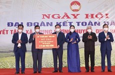 Presidente del Parlamento vietnamita participa en Festival de Gran Unidad Nacional en provincia de Thai Nguyen