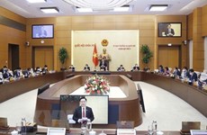 Efectúan quinta reunión del Comité Permanente del Parlamento de Vietnam 