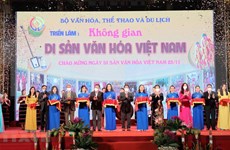 Realizan actividades en saludo al Día Nacional del Patrimonio Cultural de Vietnam
