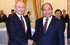 Presidente de Vietnam aspira a elevar relaciones de asociación estratégica con Rusia 