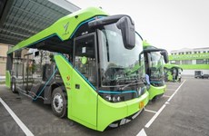 Llega primera ruta de autobús eléctrico inteligente a las calles de Hanoi