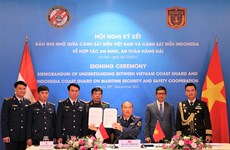 Guardias Costeras de Vietnam e Indonesia cooperan en seguridad marítima