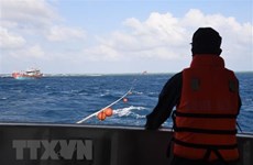 Rescatan a pesquero encallado en aguas vietnamitas de Truong Sa