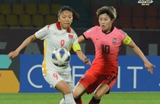 Selección femenina de Vietnam pierde primer juego ante Corea del Sur en la Copa Asiática