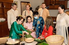 Amigos internacionales se unen para celebrar el Tet en Vietnam