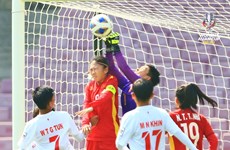 Avanza selección femenina de fútbol de Vietnam a cuartos de final en Copa Asiática