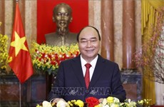 Presidente de Vietnam felicita al pueblo con motivo del Tet 2022