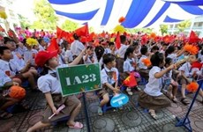 Alumnos de distritos suburbanos de Hanoi regresarán a la escuela a partir del 10 de febrero