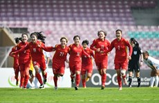 Presidente vietnamita aprecia logro de selección nacional de fútbol femenino