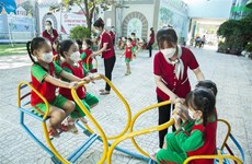 Mayoría de niños en edad preescolar en Vietnam regresarán a la escuela