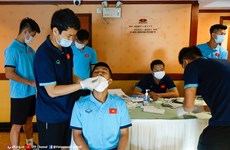 Cuatro jugadores del equipo de fútbol sub-23 de Vietnam dan positivo a COVID-19