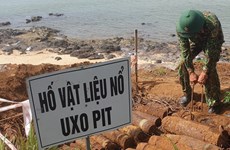 Quang Tri: 108 artefactos explosivos detonados de manera segura 