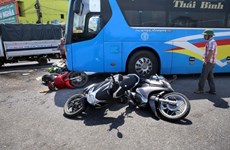 Accidentes de tráfico siguen disminuyendo en febrero en Vietnam