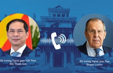 Canciller vietnamita sostiene conversaciones telefónicas con su homólogo ruso