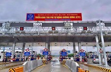 Implementarán peajes sin barreras en autopista Hanoi-Hai Phong a partir de mayo