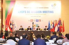 Celebran segunda conferencia de jefes de delegaciones de SEA Games 31