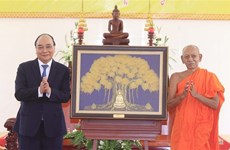Presidente de Vietnam felicita por fiesta tradicional Chol Chnam Thmay en ciudad de Can Tho