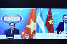 Canciller vietnamita sostiene conversación telefónica con su homólogo argentino 