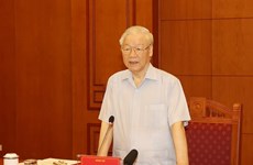 Exige máximo dirigente partidista vietnamita reforzar inspección en lucha anticorrupción
