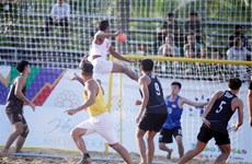 SEA Games 31: Vietnam sigue con su cuarta victoria en balonmano de playa masculino