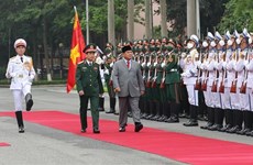 Ministro de Defensa de Indonesia visita Vietnam 