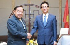 Vicepremier vietnamita recibe a su homólogo tailandés al margen de SEA Games 31